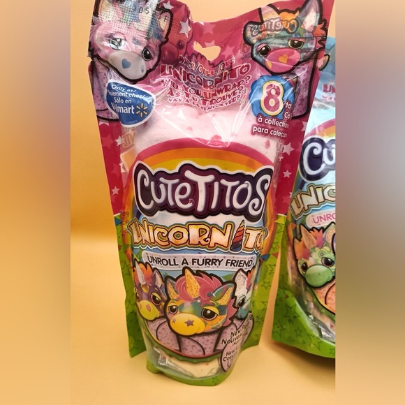 Cutetitos Colorful Unicornitos Plush Set 2 pack!! - Picture 6 of 7